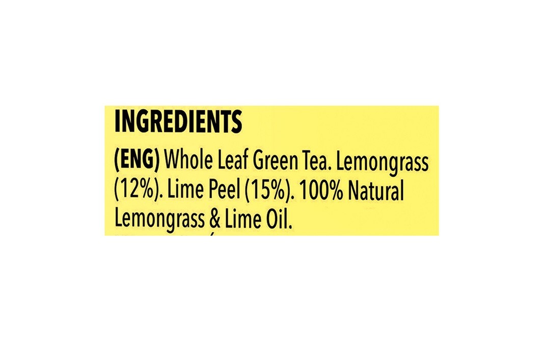 Cambridge Tea party SPA Green Tea Lime & Lemongrass    Pack  50 grams
